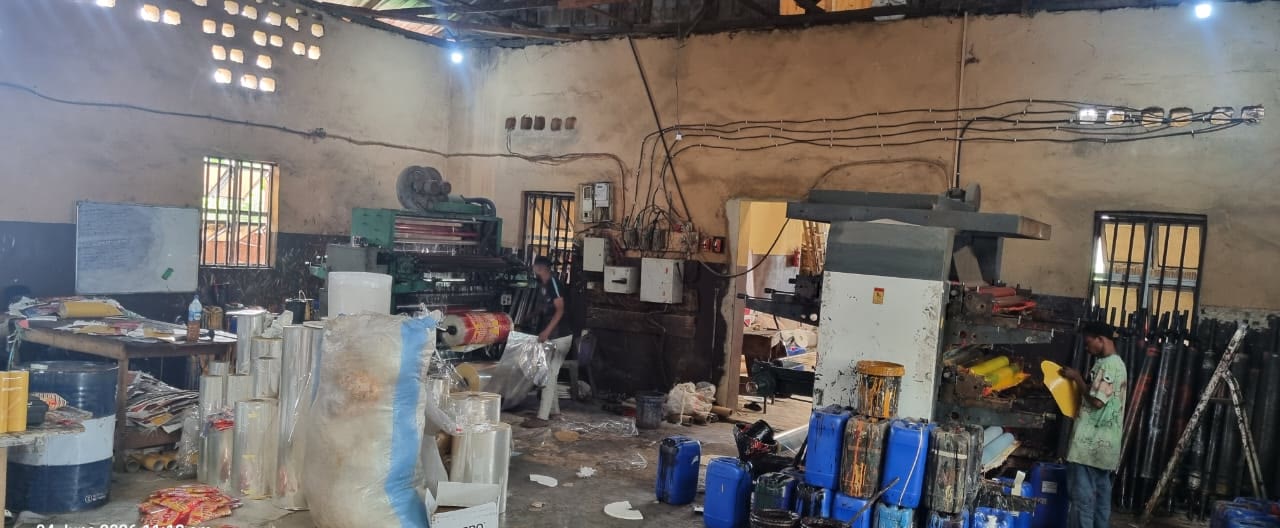 Inside the Mimshak Pak Investments packaging factory in Asaba