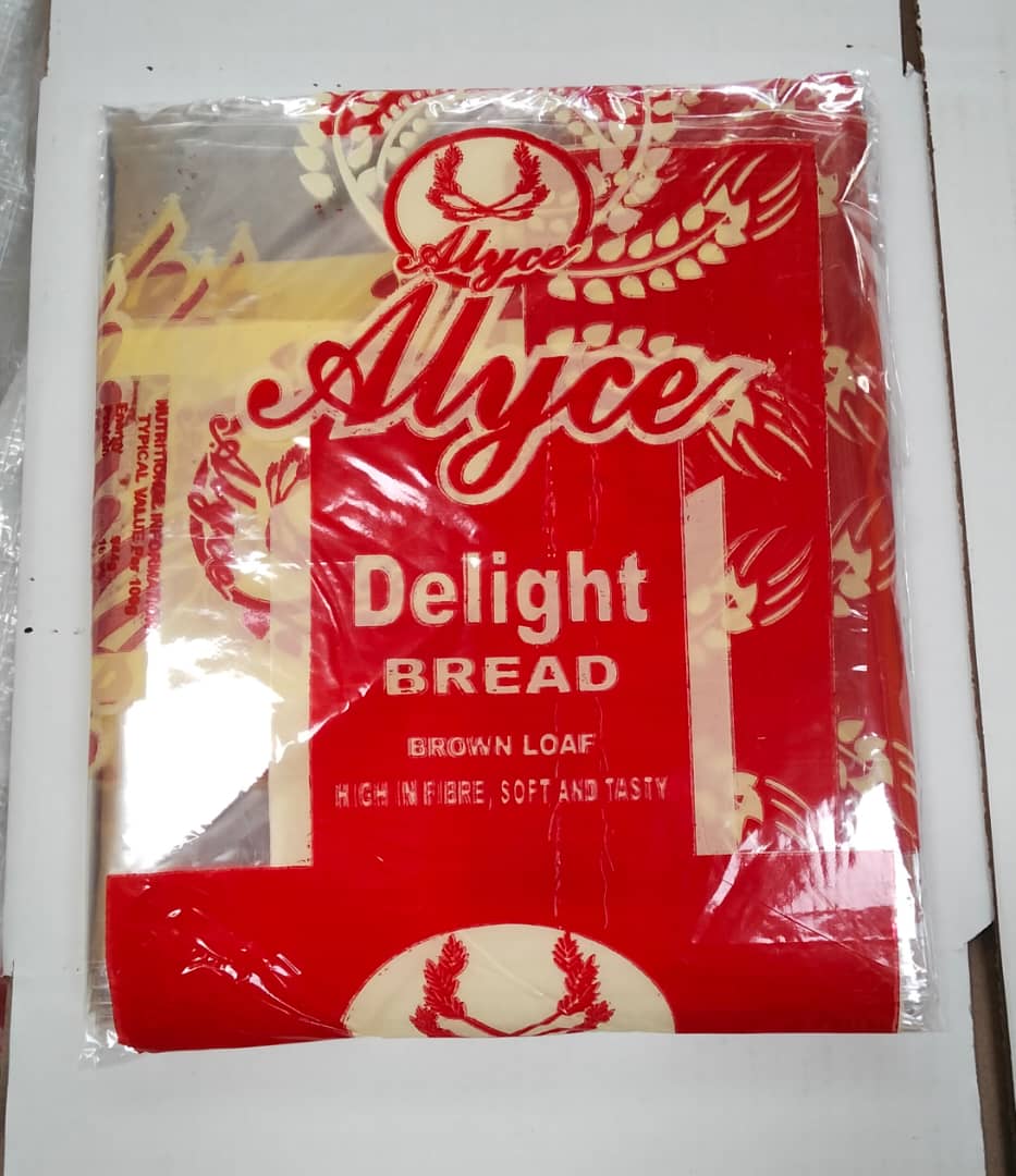 Printed nylon bread bag produced in Asaba