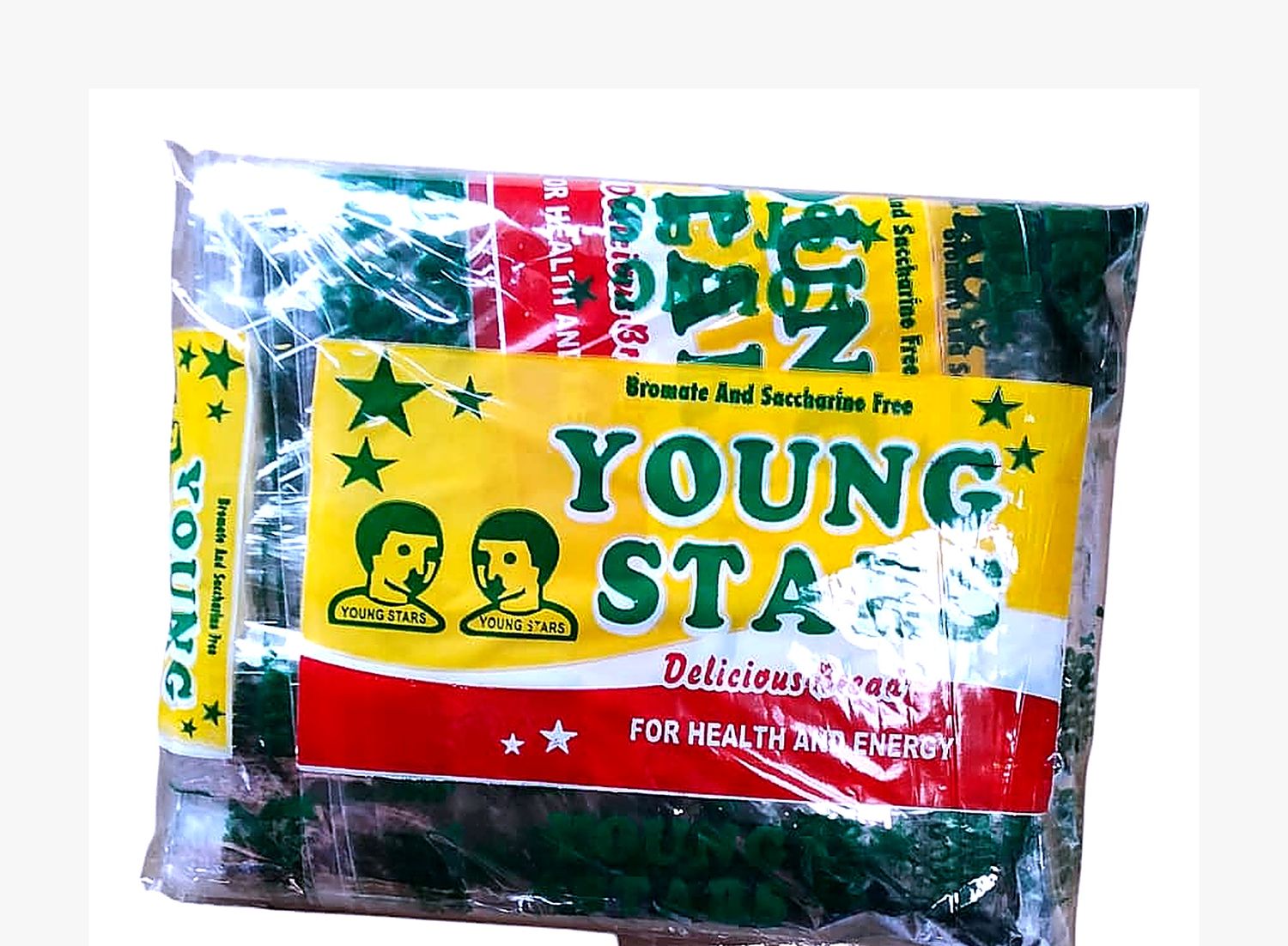 Branded nylon packaging pack produced for Young Stars bread