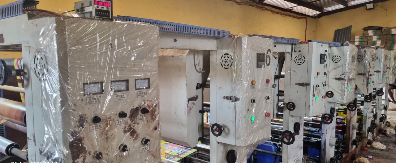 Printing press controls used for carton printing in Asaba Delta State